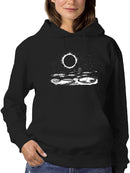An Astronaut In Space. Hoodie -SmartPrintsInk Designs