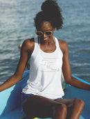 You, Me, And The Sea Racerback Tank -SmartPrintsInk Designs