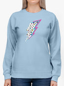 Lightning Art Sweatshirt -SmartPrintsInk Designs