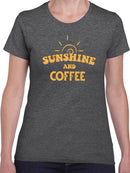 Sunshine And Coffee T-shirt -SmartPrintsInk Designs