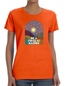 Be A Force Of Nature Shaped T-shirt -SmartPrintsInk Designs