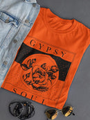 Gypsy Soul Shaped T-shirt -SmartPrintsInk Designs