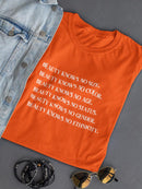 Beauty Knows No Boundaries Shaped T-shirt -SmartPrintsInk Designs