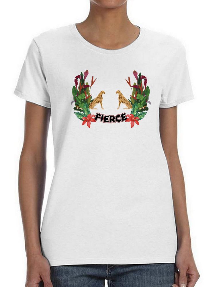 Fierce Tigers Shaped T-shirt -SmartPrintsInk Designs