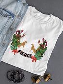 Fierce Tigers Shaped T-shirt -SmartPrintsInk Designs