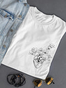 Heart Eye Shaped T-shirt -SmartPrintsInk Designs