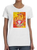 Leao Art Shaped T-shirt -SmartPrintsInk Designs