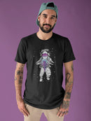 Astronaut With A Capsule T-shirt -SmartPrintsInk Designs