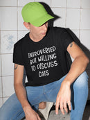 Introverted Cat Lover T-shirt -SmartPrintsInk Designs