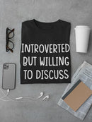 Introverted Cat Lover T-shirt -SmartPrintsInk Designs