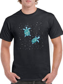 Turtle Astronaut T-shirt -SmartPrintsInk Designs