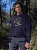 Go Out Into The World Sweatshirt -SmartPrintsInk Designs