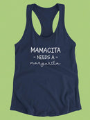 Mamacita Nees A Margarita Racerback Tank -SmartPrintsInk Designs