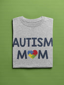 Autism Mom Shaped T-shirt -SmartPrintsInk Designs