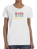 Be Kind! Art Shaped T-shirt -SmartPrintsInk Designs
