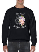 Be Kind To Your Mind Sweatshirt -SmartPrintsInk Designs