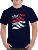 American Flags T-shirt -SmartPrintsInk Designs