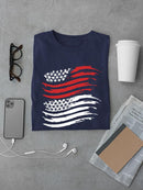 American Flags T-shirt -SmartPrintsInk Designs