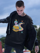 Kitten With A Burger T-shirt -SmartPrintsInk Designs