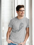 Sea Horse With Drinks T-shirt -SmartPrintsInk Designs