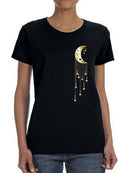 Moon Dreamcatcher. Shaped T-shirt -SmartPrintsInk Designs