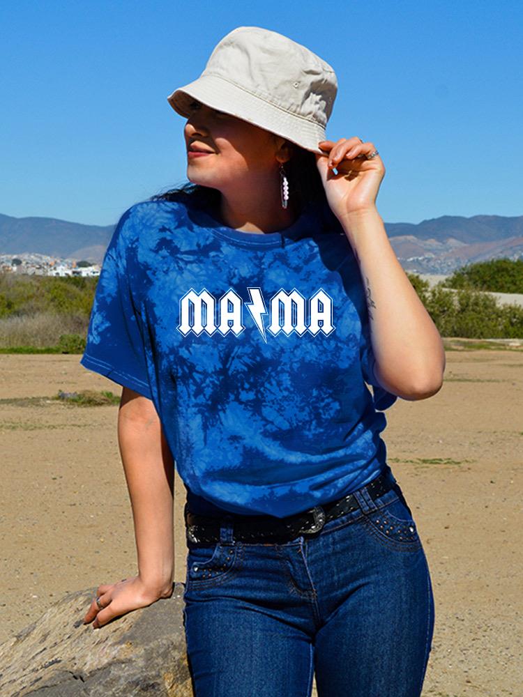 Mama Lightning Tie Dye Tee -SmartPrintsInk Designs