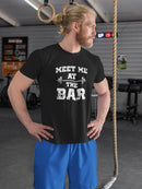 Meet Me At The Bar-Bell T-shirt -SmartPrintsInk Designs