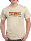The Mountains Are Calling T-shirt -SmartPrintsInk Designs