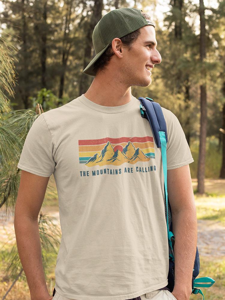 The Mountains Are Calling T-shirt -SmartPrintsInk Designs