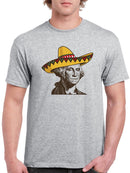 George Washington Sombrero T-shirt -SmartPrintsInk Designs