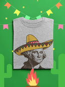 George Washington Sombrero T-shirt -SmartPrintsInk Designs