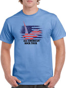 All American Rock Tour T-shirt -SmartPrintsInk Designs