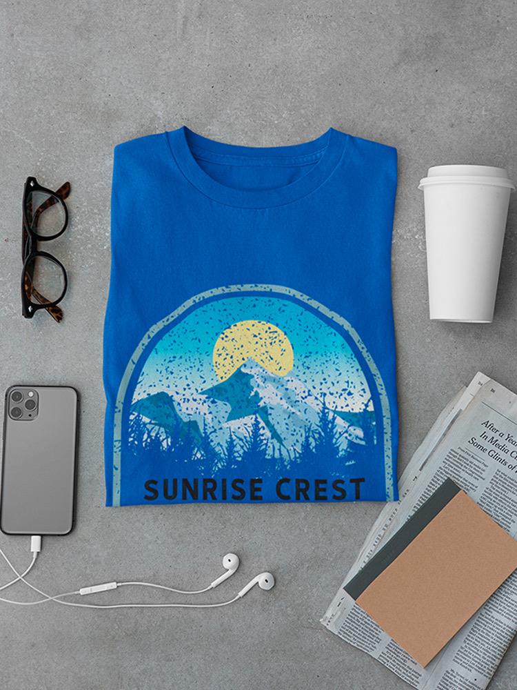 Sunrise Crest T-shirt -SmartPrintsInk Designs