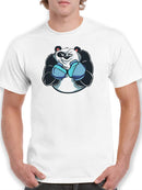 Strong Panda T-shirt -SmartPrintsInk Designs
