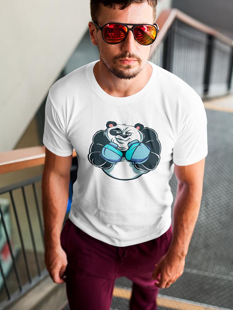 Strong Panda T-shirt -SmartPrintsInk Designs