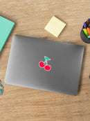 Cherries Art Sticker -SmartPrintsInk Designs