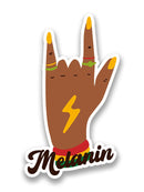 Melanin Rock Sticker -SmartPrintsInk Designs