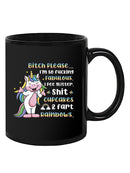 I Pee Glitter Unicorn Mug -SmartPrintsInk Designs