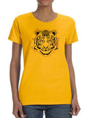 Tiger Art T-shirt -SmartPrintsInk Designs
