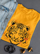 Tiger Art T-shirt -SmartPrintsInk Designs
