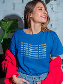 Be Kind To Mother Nature Shaped T-shirt -SmartPrintsInk Designs