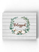 Blessed Wreath Wall Art -SmartPrintsInk Designs