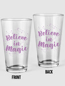 Believe In Magic Quote Pint Glass -SmartPrintsInk Designs