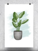 Plant In A Pot Wall Art -SmartPrintsInk Designs