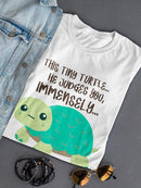 Tiny Turtle Judges You Shaped T-shirt -SmartPrintsInk Designs