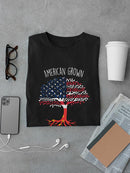 American Grown Chinese Roots T-shirt -SmartPrintsInk Designs