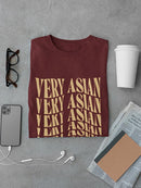 Very Asian Pattern T-shirt -SmartPrintsInk Designs