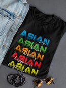 Asian Love Shaped T-shirt -SmartPrintsInk Designs