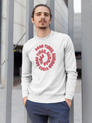 Good Times, Summer Vibes Sweatshirt -SmartPrintsInk Designs