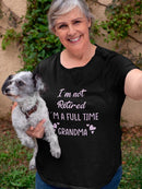 Full Time Grandma T-shirt -SmartPrintsInk Designs